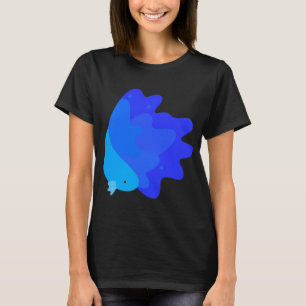 Camiseta Pez kawaii,diseño de pez lindo