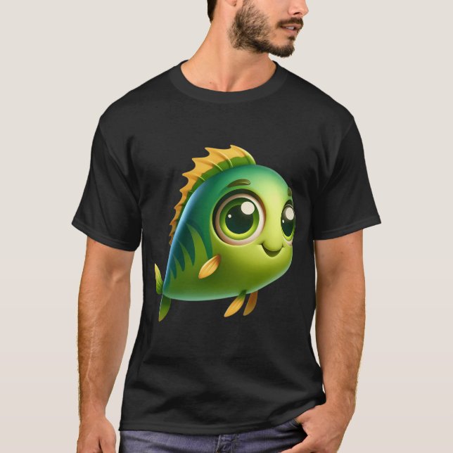 Camiseta Pez Kelp Adorable Greenling (Anverso)