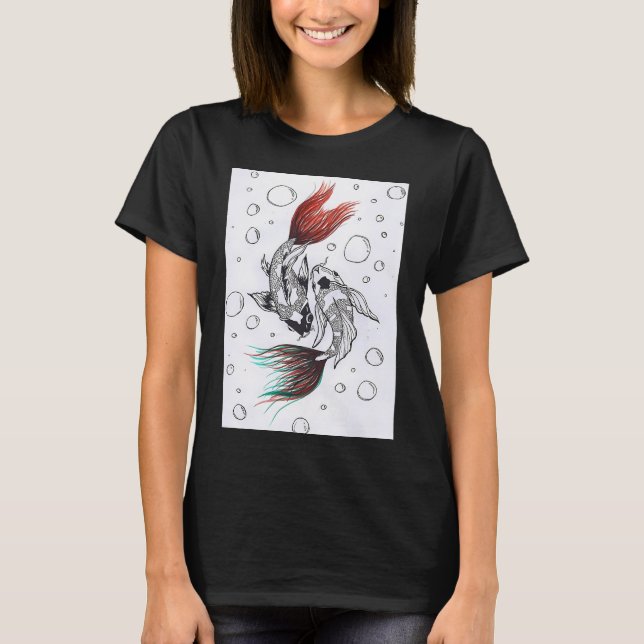 Camiseta Pez Koi (Anverso)