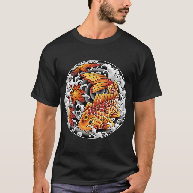 Camiseta Pez Koi (Anverso)