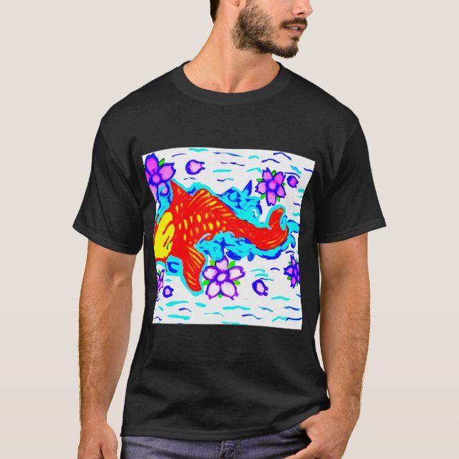 Camiseta Pez Koi (Anverso)