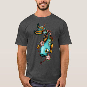 Camiseta pez koi