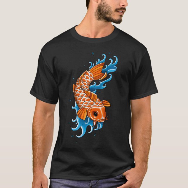 Camiseta Pez koi (Anverso)