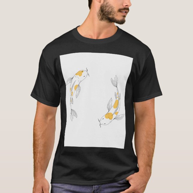 Camiseta Pez Koi (Anverso)