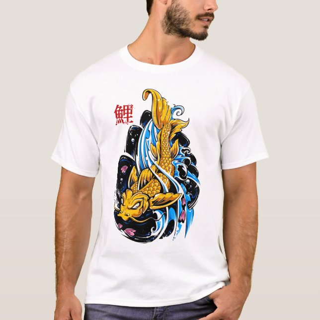 Camiseta Pez Koi (Anverso)