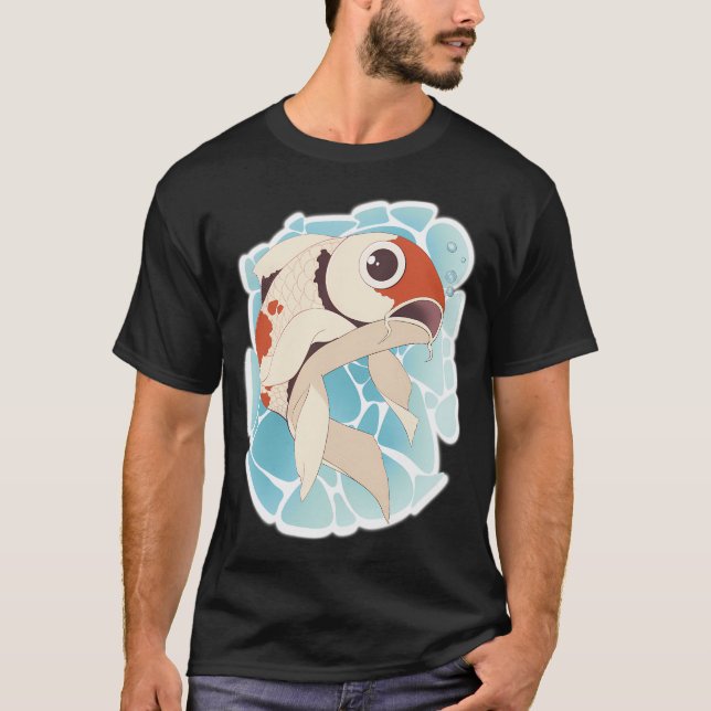 Camiseta Pez koi (Anverso)
