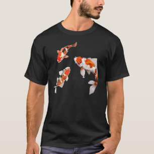 Camiseta Pez Koi. Belleza del Carpín Japonés