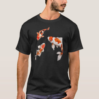 Camiseta Pez Koi. Belleza del Carpín Japonés