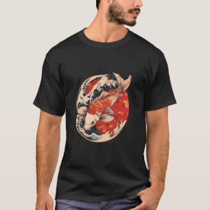 Camiseta Pez Koi Carpa Asiática Carpín Japonés Koi Pez Nish