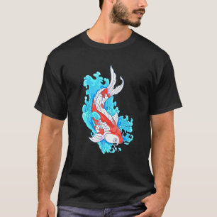Camiseta Pez Koi Carpa Japonesa