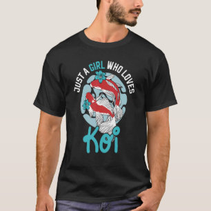 Camiseta Pez Koi Carpa Nishikigoi Flor de Cerezo Japón