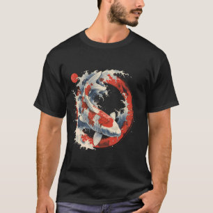 Camiseta Pez Koi Carpín Japonés Koi Pez Nishikigoi Oc
