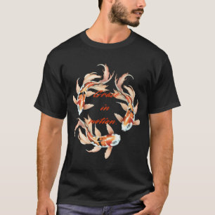 Camiseta Pez koi con dicho