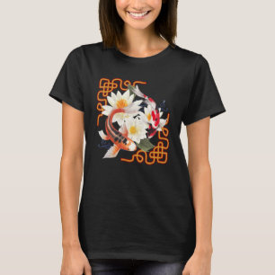 Camiseta Pez Koi Criador de Koi Motivo Jardín Zen Koi Carp 