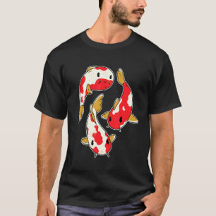 Camiseta Pez Koi Divertido Carp Color Arcoíris