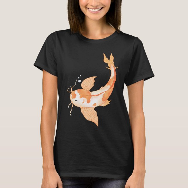 Camiseta Pez Koi Japonés (Anverso)