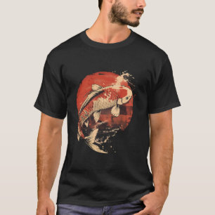 Camiseta Pez Koi Japonés Carp Koi Pez Nishikigoi Como