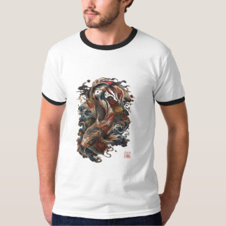 Camiseta Pez Koi Japonés | Tatuaje Japonés Tradicional