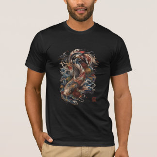 Camiseta Pez Koi Japonés | Tatuaje Japonés Tradicional