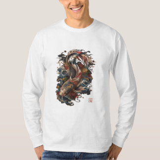 Camiseta Pez Koi Japonés | Tatuaje Tradicional Japonés