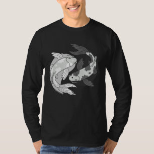 Camiseta Pez Koi Japonés Yin Yang Nishikigoi Sanke Showa