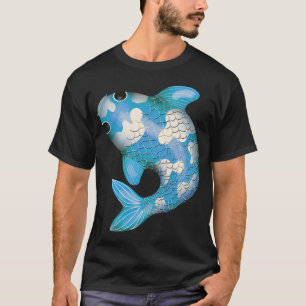 Camiseta Pez Koi Kawaii
