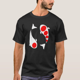 Camiseta Pez Koi Kohaku Feng Shui Afortunado Japón Nishikig