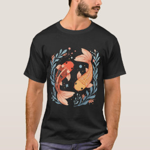 Camiseta Pez Koi Naranja y Amarillo 