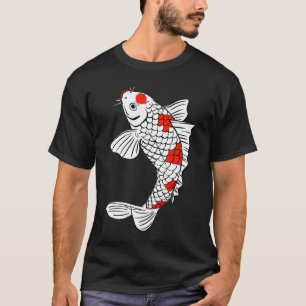 Camiseta Pez Koi Para Dueño de Estanque Japonés Saltarín Ro