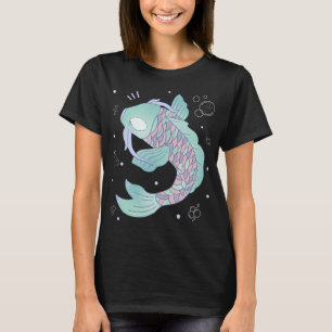 Camiseta Pez Koi Pastel — Ilustración de Arte Popular Capri
