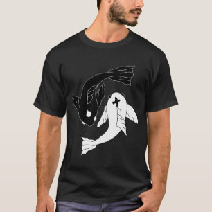 Camiseta Pez Koi Yin Yang (Pequeño) – Arte de Equilibrio