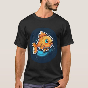 Camiseta Pez lindo Kawaii Buenas Noches