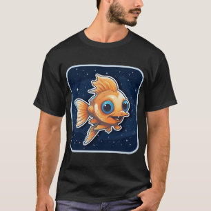 Camiseta Pez lindo Kawaii Buenas Noches