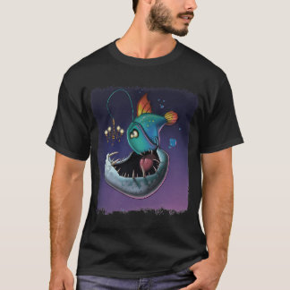 Camiseta Pez linterna de dibujos animados