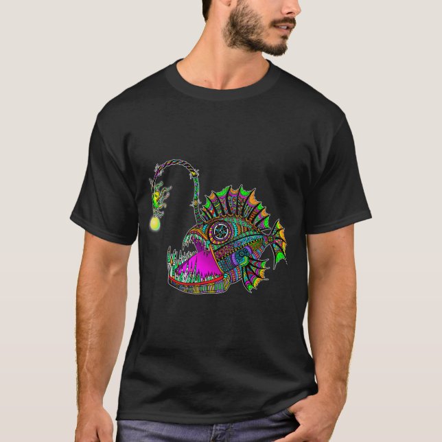 Camiseta Pez Linterna Eléctrico (Anverso)