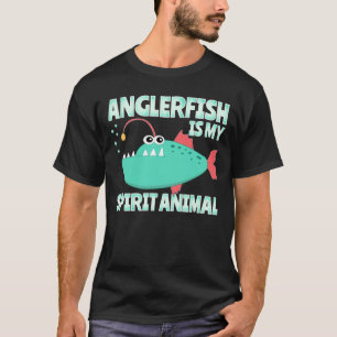 Camiseta Pez Linterna es Mi Animal Espiritual Divertido Car