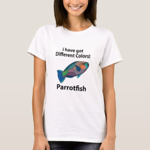 Camiseta Pez loro Divertido