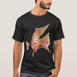 Camiseta Pez loro sangre naranja