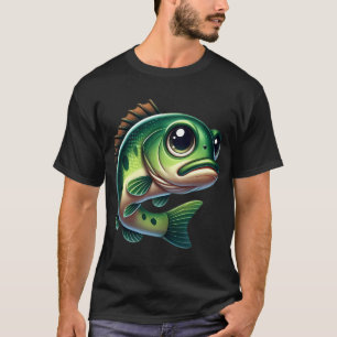Camiseta Pez Lubina de Boca Grande Adorable