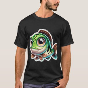 Camiseta Pez Lubina Manchada Adorable
