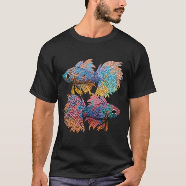 Camiseta Pez luchador (Anverso)