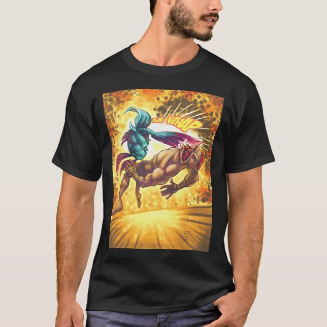 Camiseta Pez luchador (Anverso)