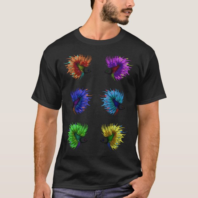Camiseta Pez luchador (Anverso)