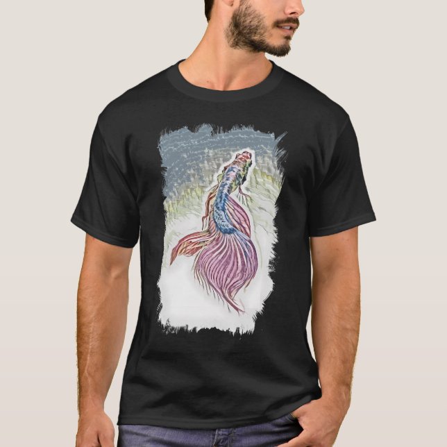 Camiseta Pez luchador de Siam (Betta splendens) / BETTA (Anverso)