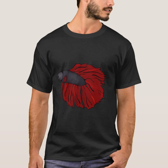 Camiseta Pez luchador siamés (Anverso)