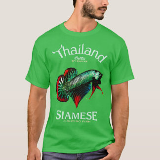 Camiseta Pez luchador siamés