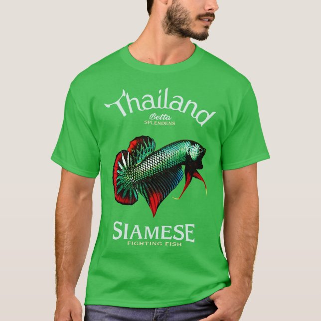 Camiseta Pez luchador siamés (Anverso)