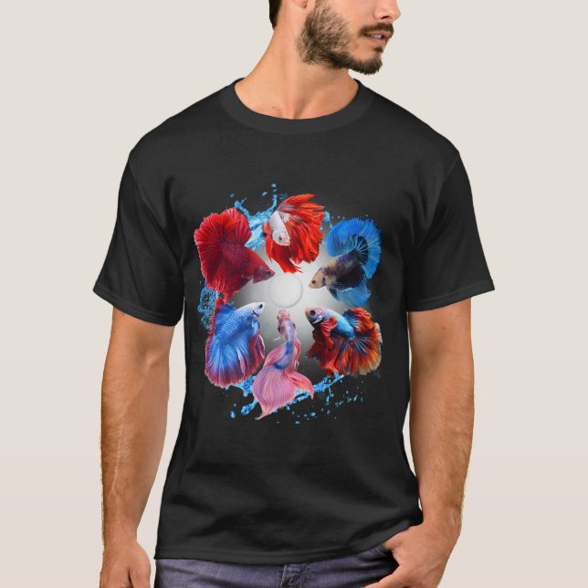 Camiseta Pez luchador siamés (Anverso)
