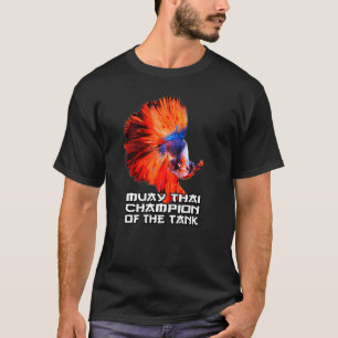 Camiseta Pez luchador siamés Betta