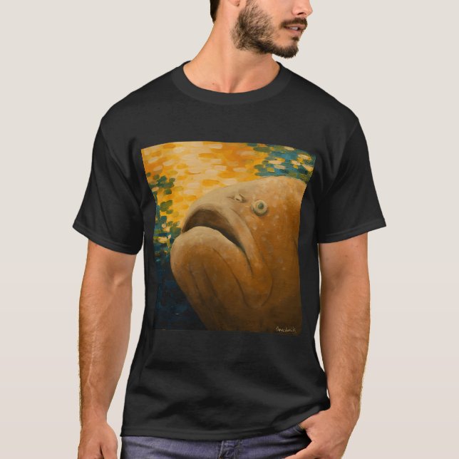 Camiseta Pez luchador siamés de Navidad (Anverso)